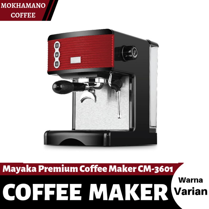Mayaka MP Coffee Espresso Machine Mesin Kopi Semi Otomatis CM3601 CR Shopee Indonesia
