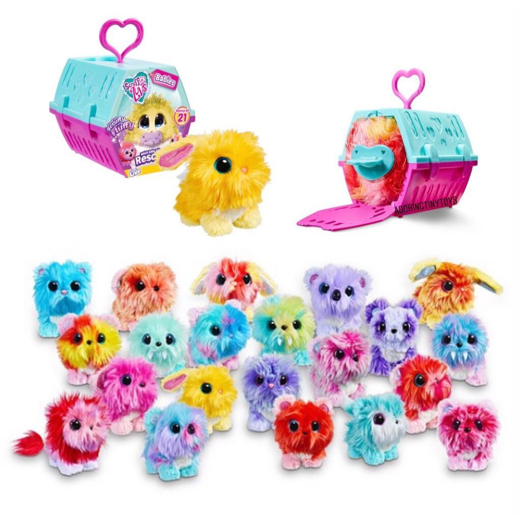 Scruff A Luvs Babies Scruffaluvs Baby Luv Mainan Surprise Toy Anak Lucu Carrier Boneka Binatang