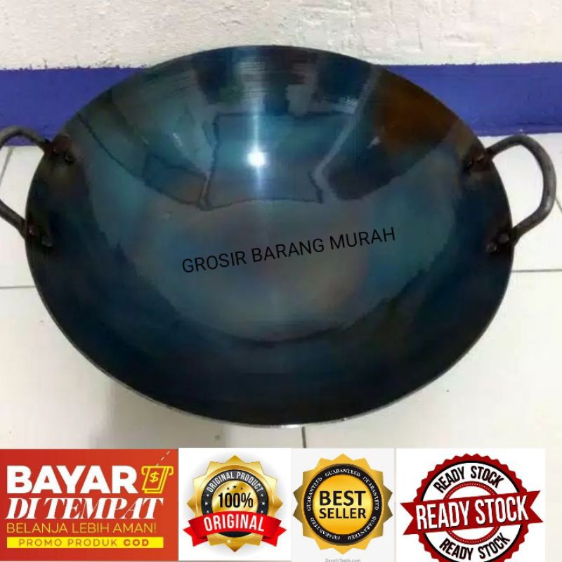 WAJAN SEASONING 40CM KUALI NASI GORENG SEASONING Shopee Indonesia