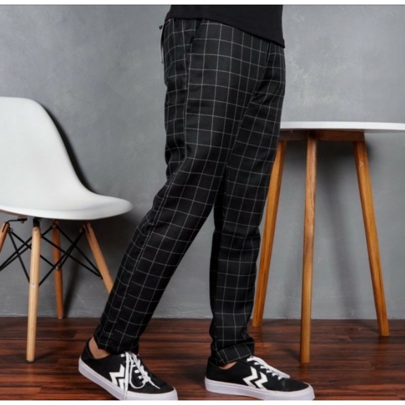 CELANA TARTAN PRIA PREMIUM CELANA CHINO TARTAN DICKIES CELANA KOTAK Shopee Indonesia
