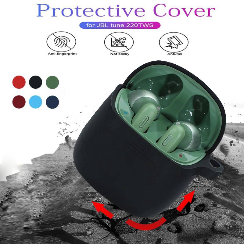 Jual Cover Pelindung Anti Jatuh Bahan Silikon Untuk Jbl Tune 220 Tws Bluetooth Earphone | Shopee Indonesia