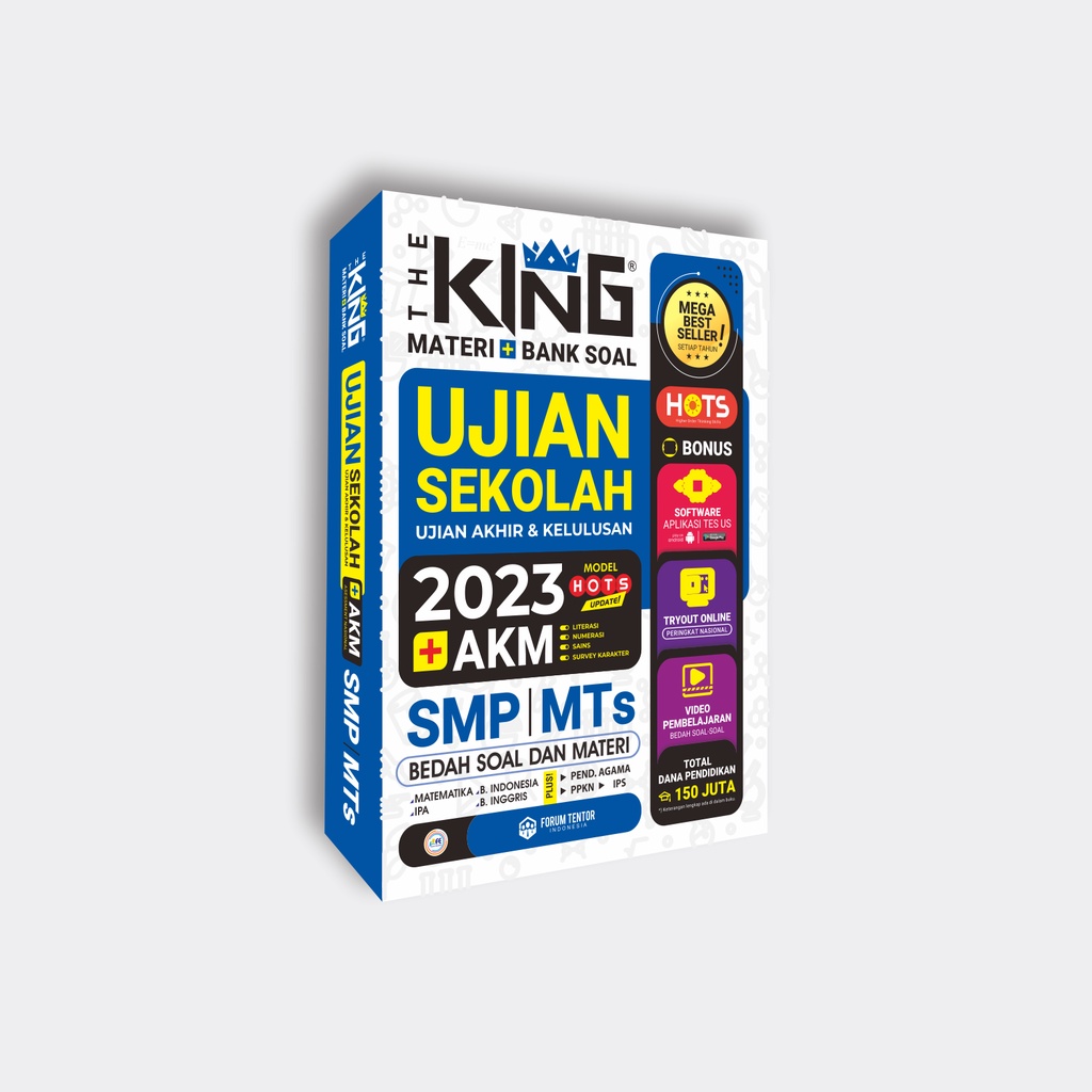 best nine 2023 Jual Buku Un Smp Ujian Sekolah & Akm Paling Laris! The King Materi Bank Soal Ujian Sekolah + Akm Smp/Mts 2022-2023 Terbaru! Indonesia|Shopee Indonesia