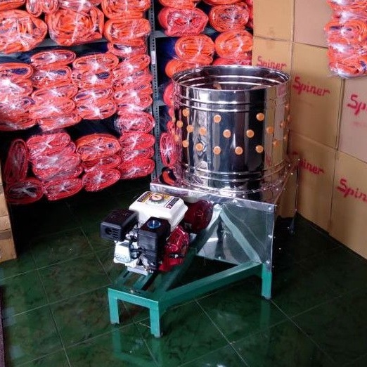 Mesin Cabut Bulu Ayam Komplit Motor Penggerak Dinamo Listrik dan Diesel Bensin Gratis Ongkir Se