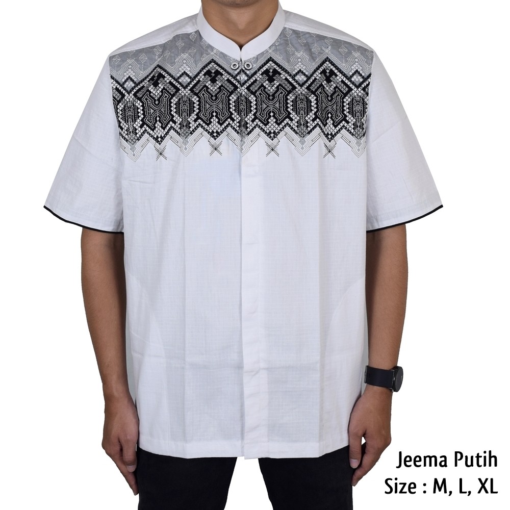 Baju Koko Pria Ukuran Dewasa Kemeja Koko Fashion Muslim