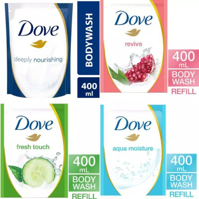 Jual Dove Body Wash Refill 450ml Shopee Indonesia