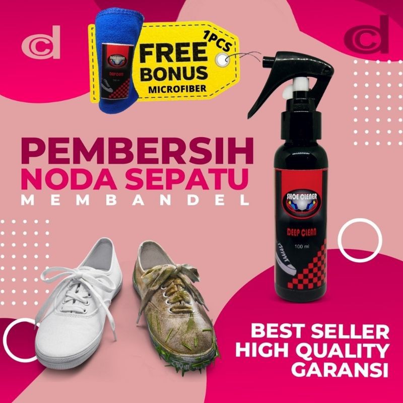 Jual DEEPCLEAN PEMBERSIH SABUN SEPATU PENCUCI SHOES CLEANER PREMIUM