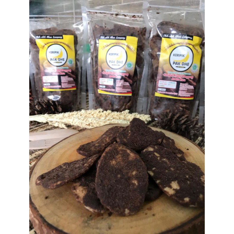 Jual Keripik Pisang Coklat Khas Lampung / Keripik Pakdhe / Kripik Pisang Coklat / Keripik Pisang /Keripik | Shopee Indonesia