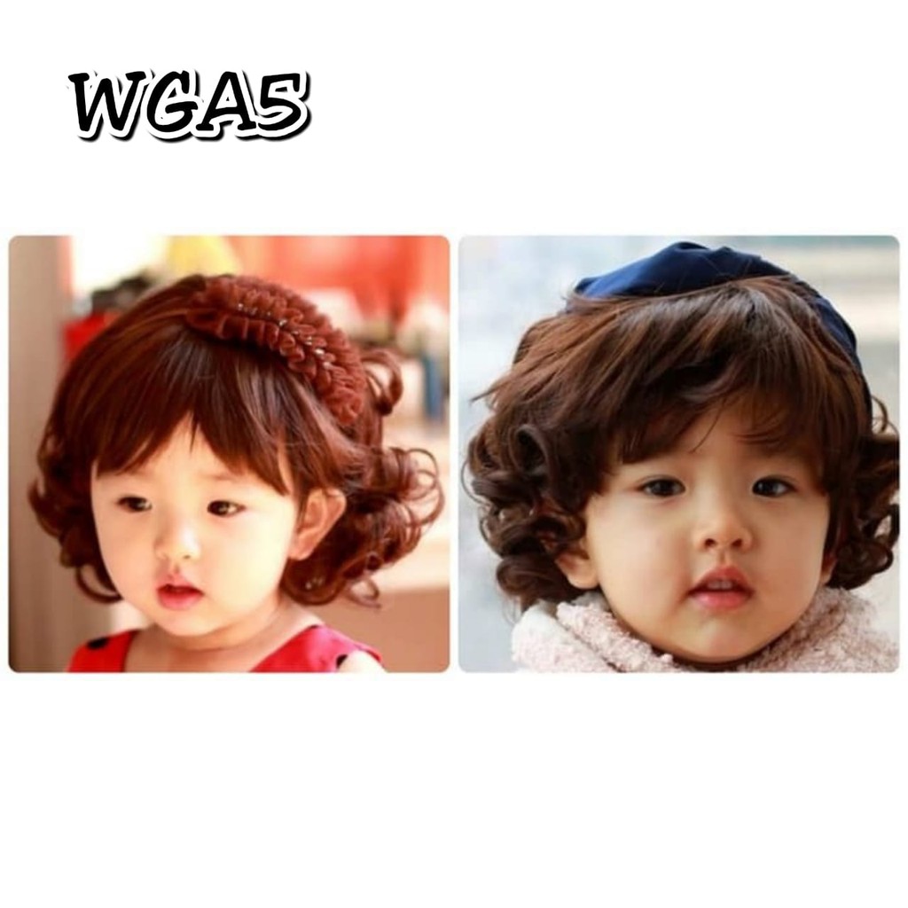 Wig Anak Lucu Curly Pendek / WGA5 | Shopee Indonesia