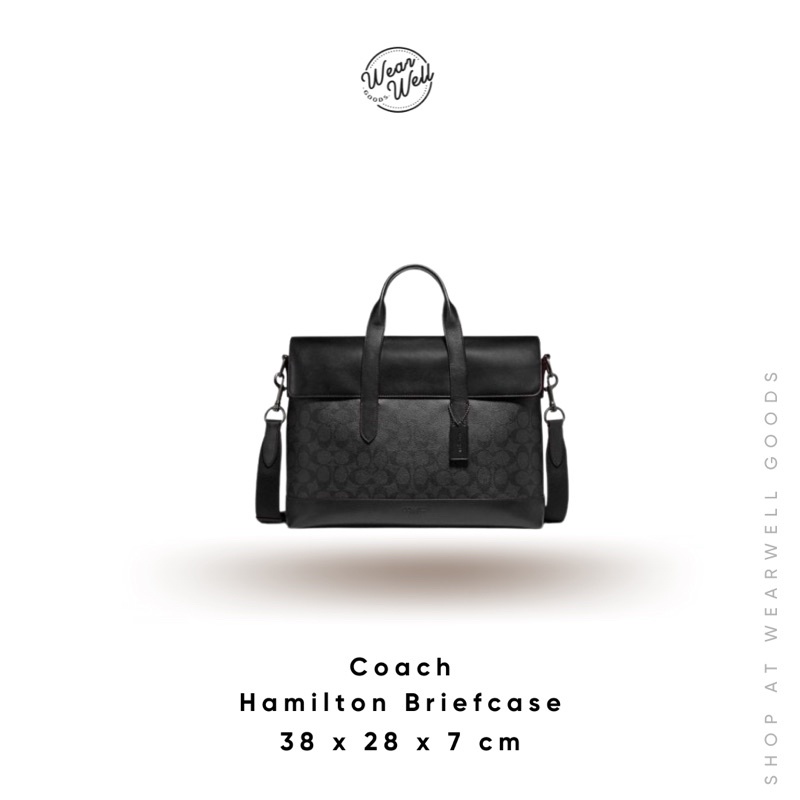 Jual Coach Hamilton Briefcase Shopee Indonesia