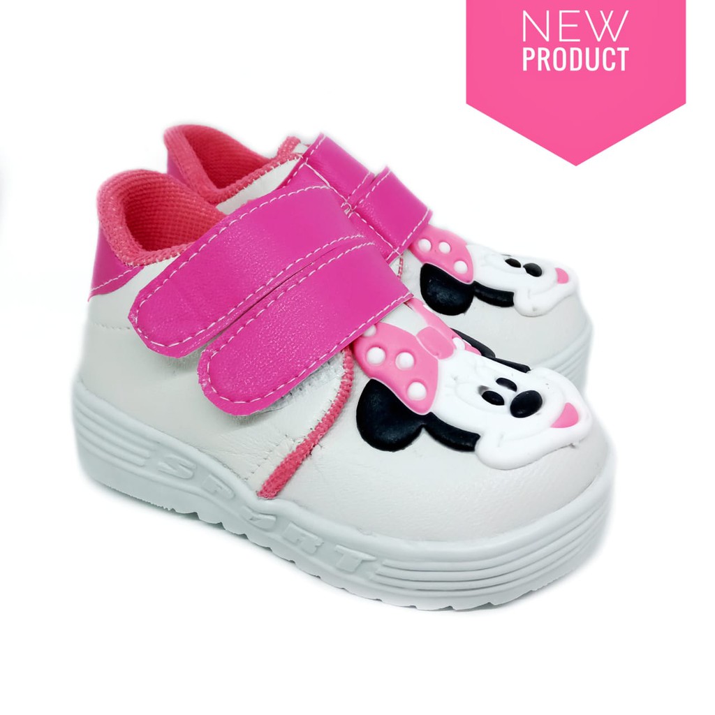 Jual Sepatu Anak Perempuan Lucu Mini Mouse Tipe Sol Tinggi Indonesia