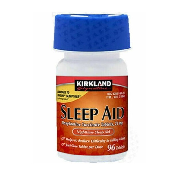 Jual Kirkland Sleep Aid Obat Untuk Sulit Tidur Insomnia 96 Tablets | Shopee Indonesia