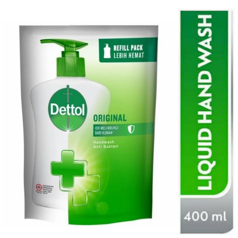 Jual Dettol Handwash 400 mL Hand Wash Sabun Cuci Tangan Shopee Indonesia