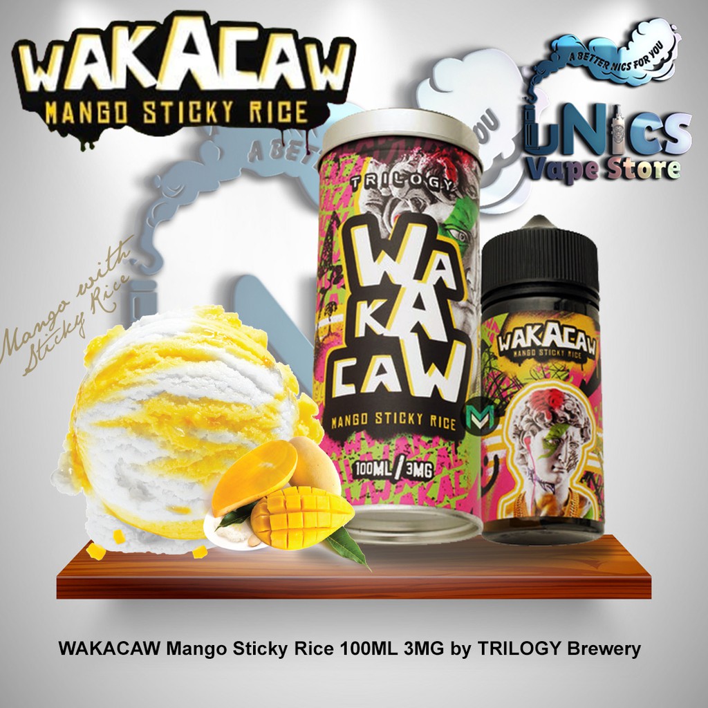 Jual Liquid WAKACAW Mango Sticky Rice Mangga Beras Ketan by TRILOGY