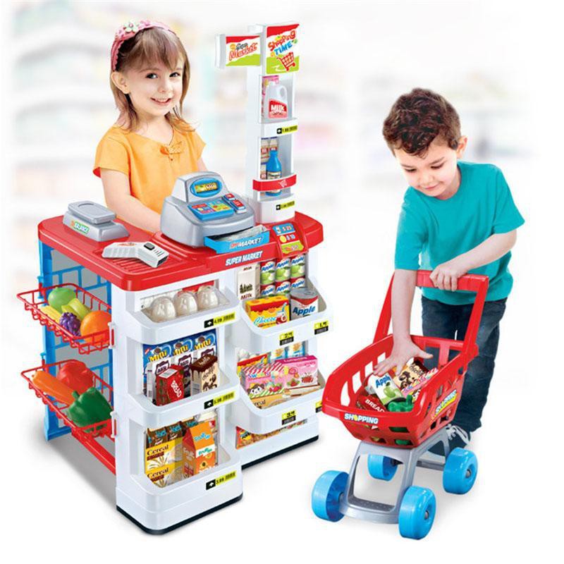 Jual Home Supermarket Playset 668-01 / Mainan Anak Super Market | Shopee Indonesia