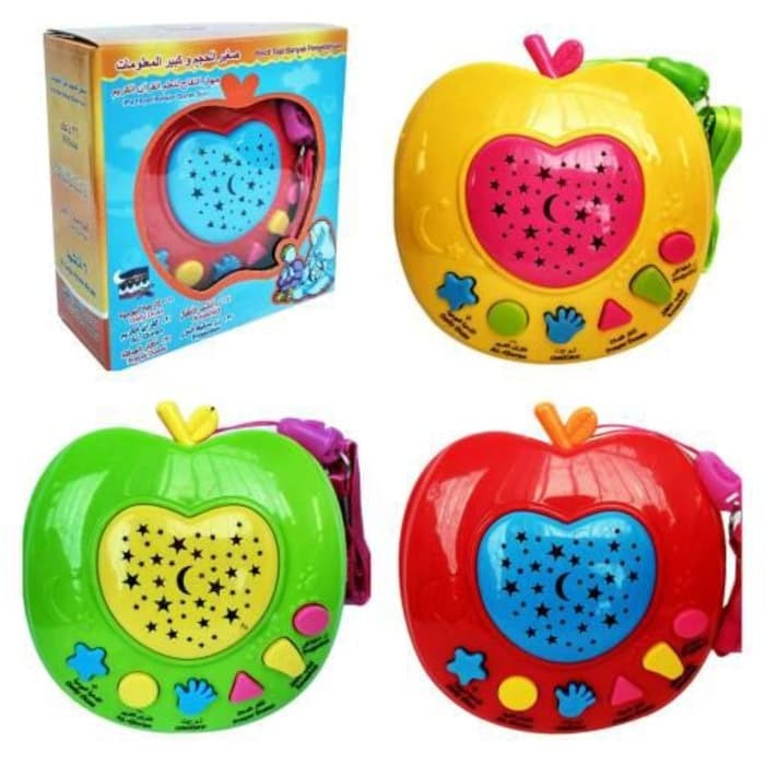 Jual Mainan Anak Muslim Apple Learning Quran + Projector Lamp / Apel Quran / Apple Quran Indonesia|Shopee Indonesia
