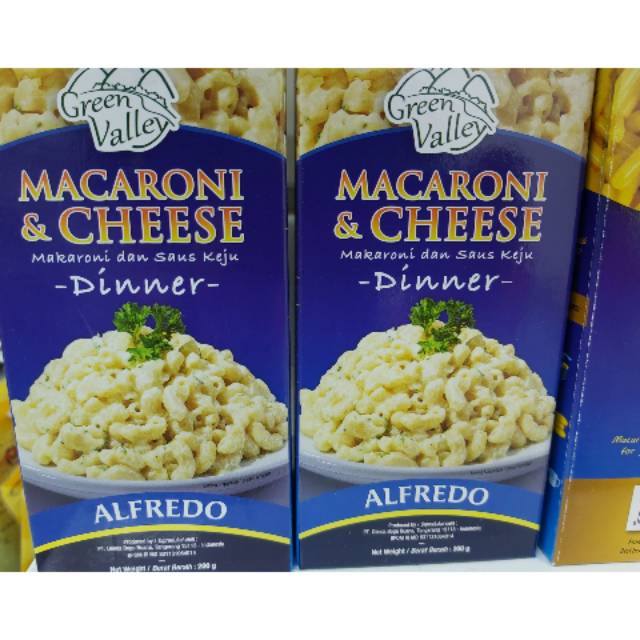 Jual Green Valley Macaroni & Cheese Alfredo 200gr Shopee Indonesia