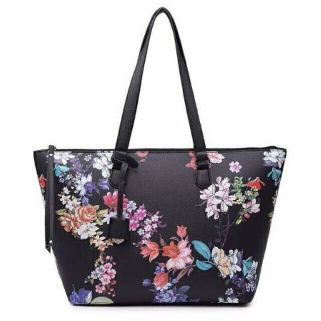 Tas Stradivarius Floral Print / Tas Stradivarius Shopee Indonesia