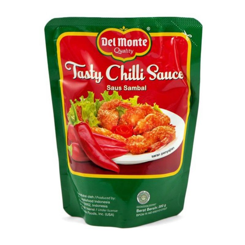 Jual Del Monte Tasty Chili Sauce Standing Pouch 200gr Shopee Indonesia