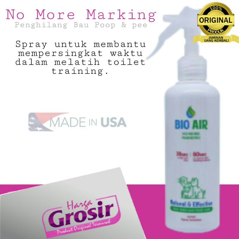 Jual Bio Air No More Marking Spray Penghilang Bau Urine Hewan