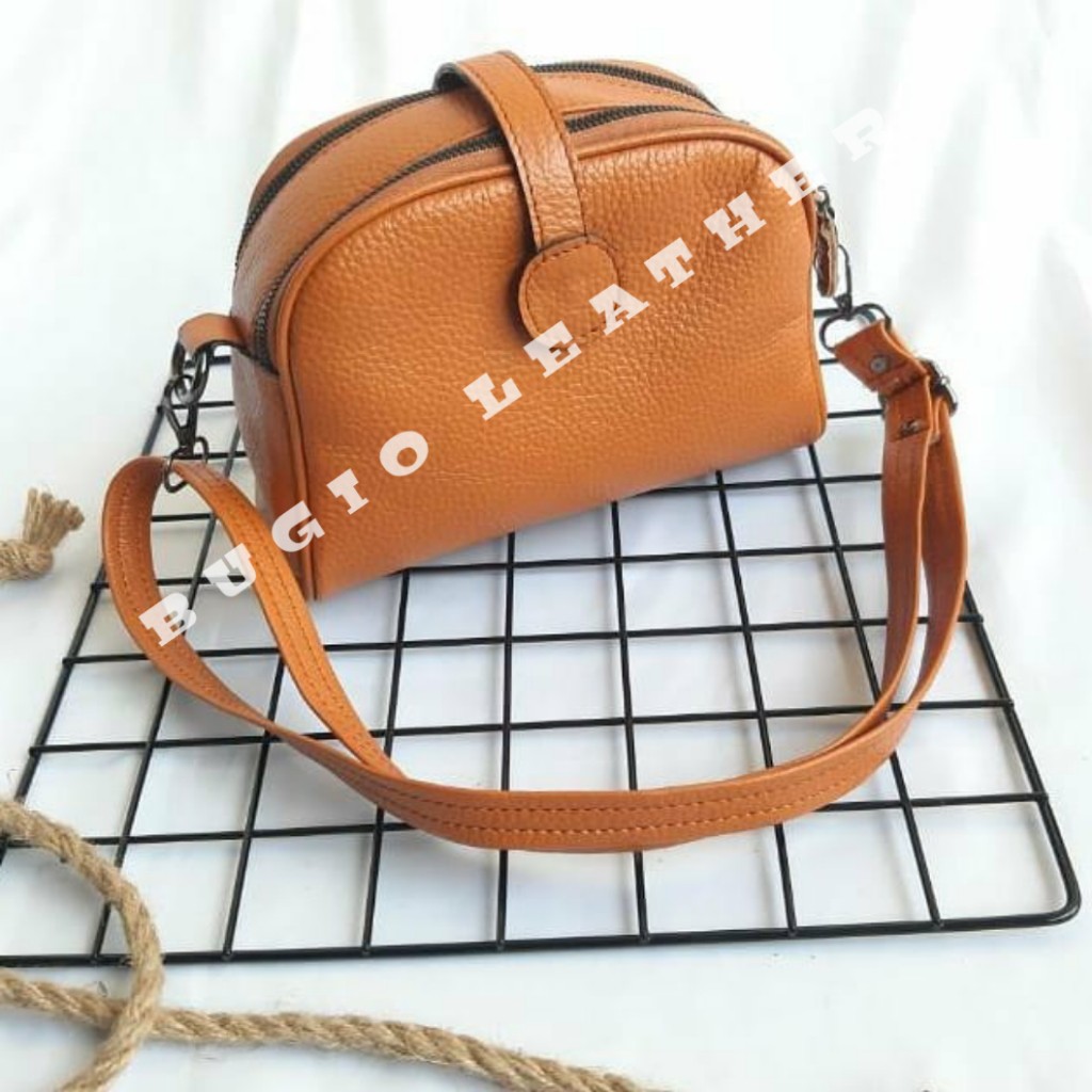 TAS KULIT ASLI WANITA PAPIRUT ASLI GARUT MODEL TAS KULIT TERBARU BUGIO Shopee Indonesia