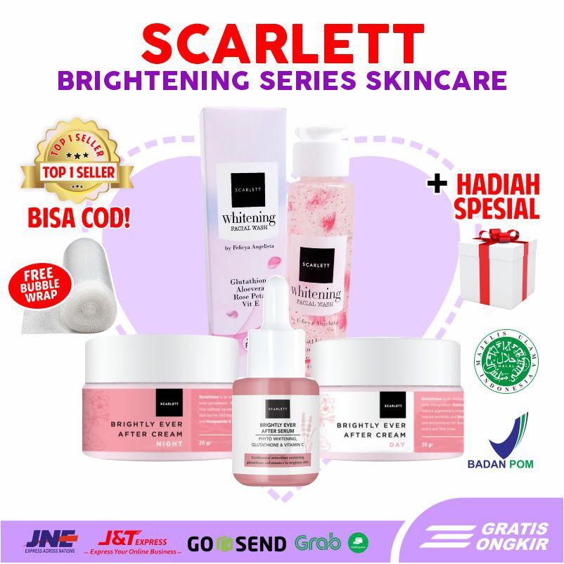 Scarlett Whitening Paket Brightening [FREE GIFT] Series by Felicya