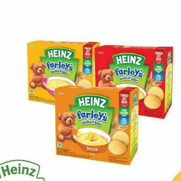 Heinz Farley's Biskuit Bayi 120gr / Heinz Farley Biskuit / Biskuit Bayi