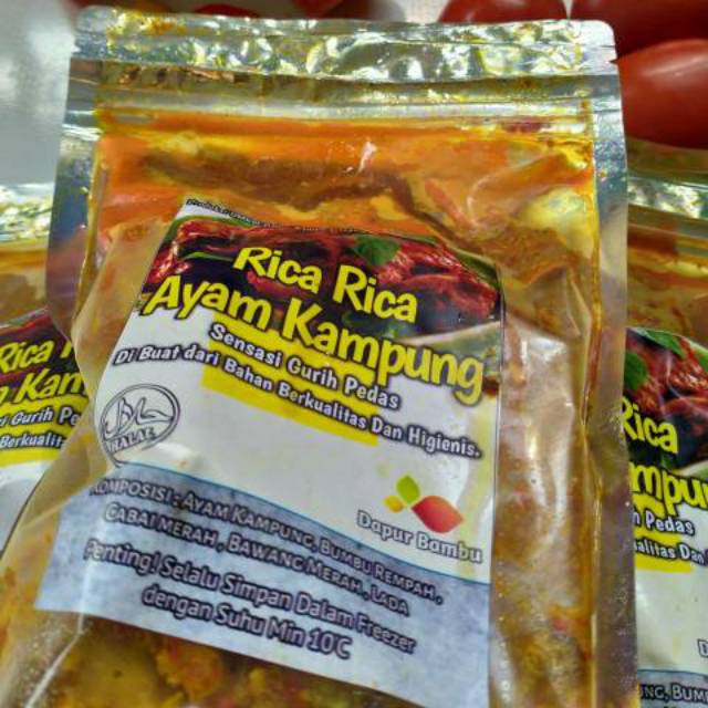 Ayam Kampung Rica Rica 1/2 ekor / Ungkep Frozen Food