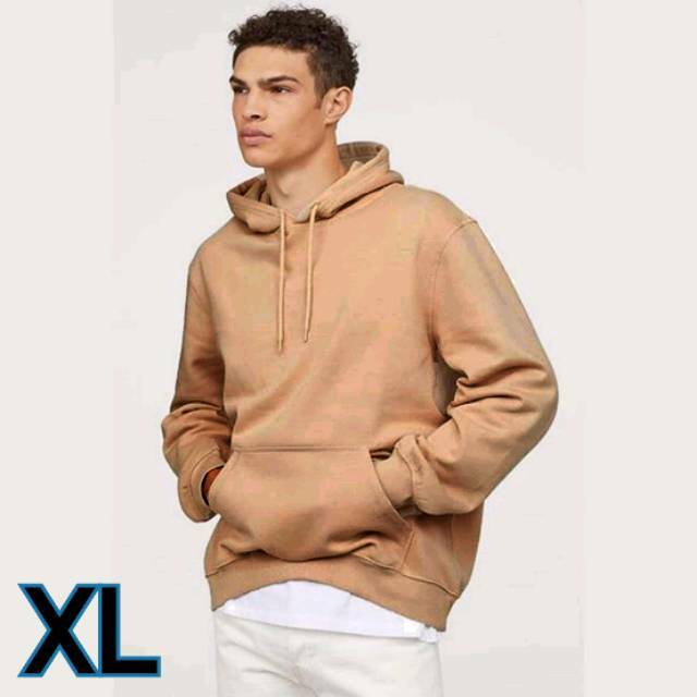 Jual Jaket Sweeter Polos Coklat Muda Cream Hoodie Jumper Size Xl | Shopee Indonesia