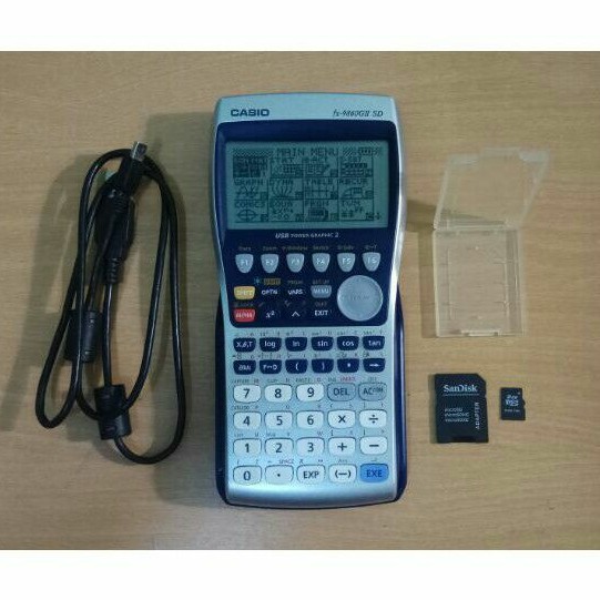 Jual Kalkulator Casio Fx9860 Gii Sd / Fx 9860 / Kalkulator Algebra / Graphic Calculator (Bekas) Indonesia|Shopee Indonesia