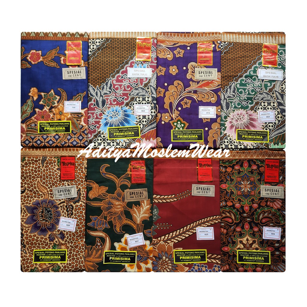 KAIN JARIK BATIK CUKIN HALUS SUPER SPESIAL CAP CENT SAMPING KEBAT PANJANG TAPIH TOPIN 225X110 CM