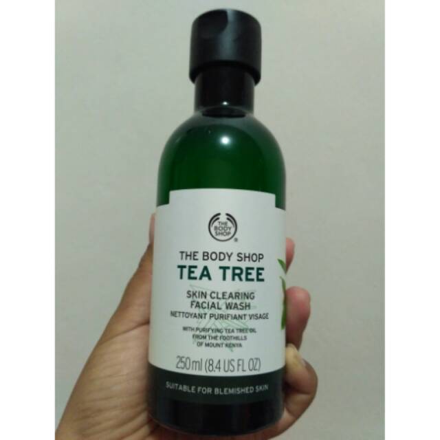 Tea tree facial wash the body shop 250 ml Shopee Indonesia