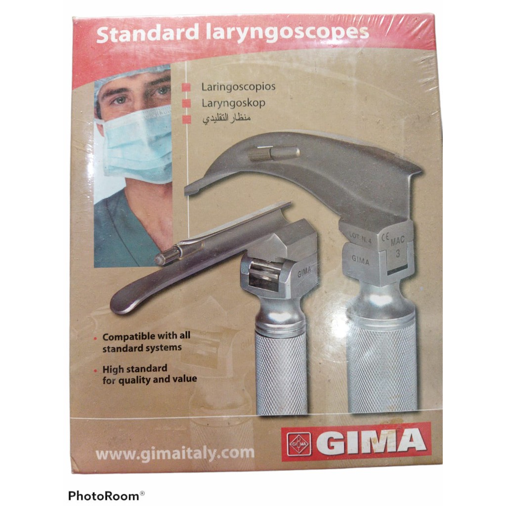 Jual Laryngoscope GIMA / laringoskop GIMA pediatric/ bayi Shopee