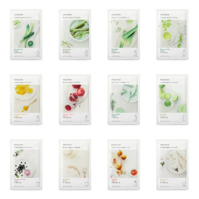 [ORIGINAL 🇰🇷] INNISFREE MY REAL SQUEEZE MASK EX / INNISFREE MASK SHEET