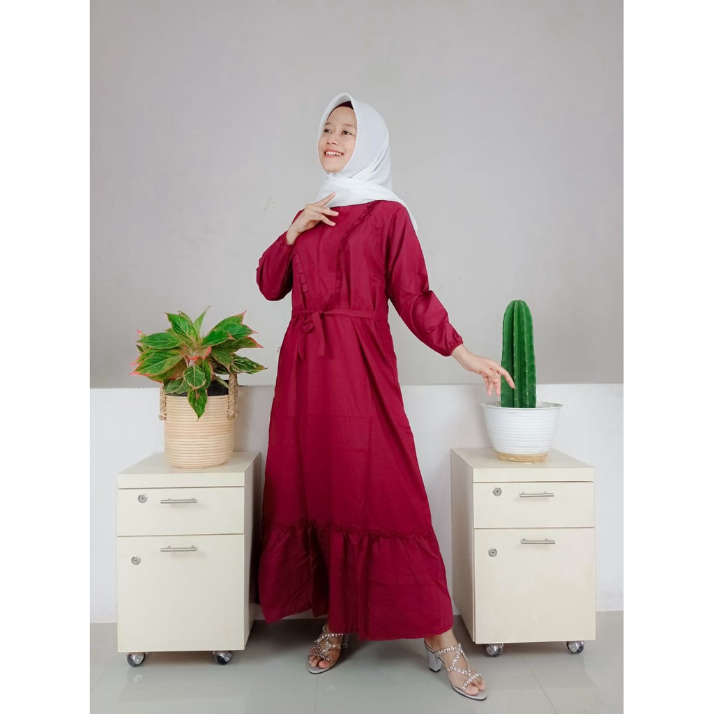Gamis Toyobo / Baju Gamis Bahan Katun Toyobo Termurah / Toyobo Jumbo
