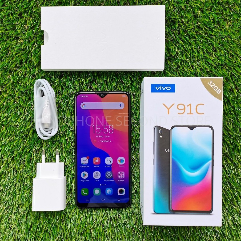 HP SECOND SEKEN VIVO Y91C 2/32GB FULLSET NO HEADSET