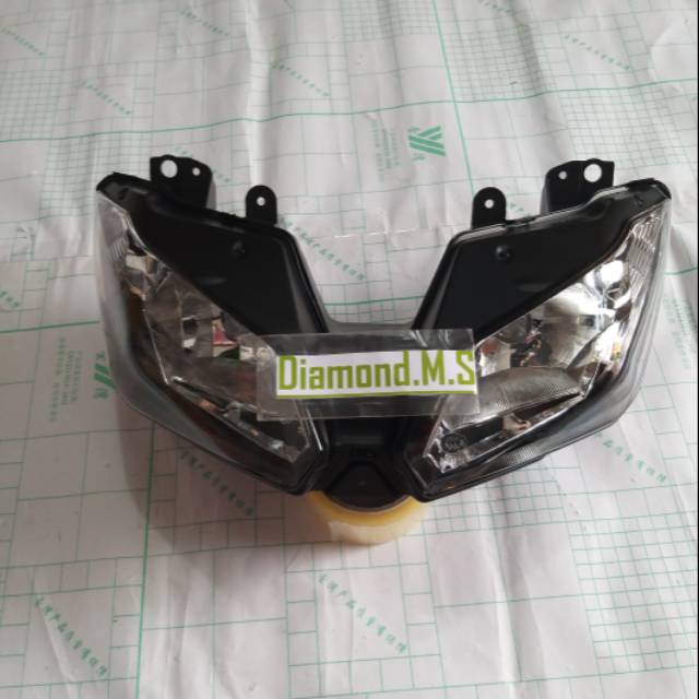 Lampu depan kawasaki ninja 250 fi refektor kawasaki ninja 250 fi