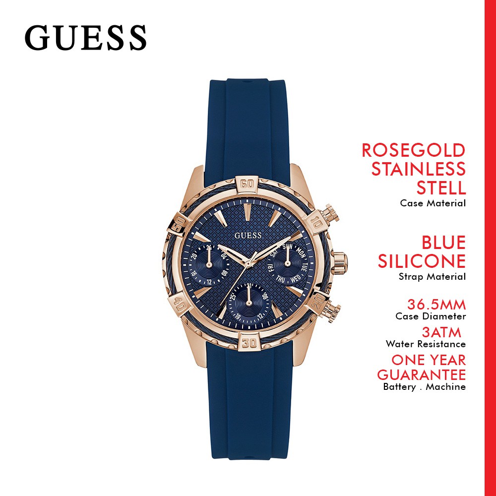 Guess Jam Tangan Wanita Analog W0562L3 Shopee Indonesia