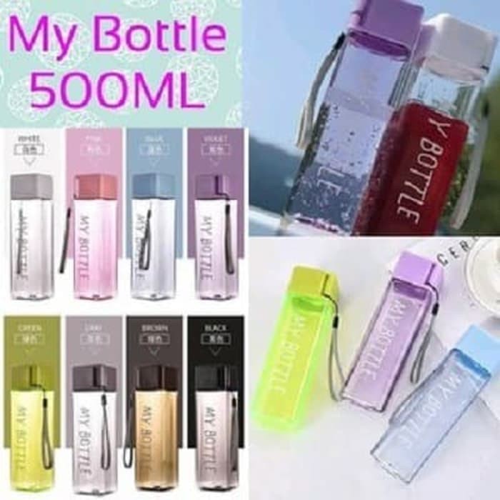 Botol Minum My Bottle Kotak Full Color Full My Botol Kotak