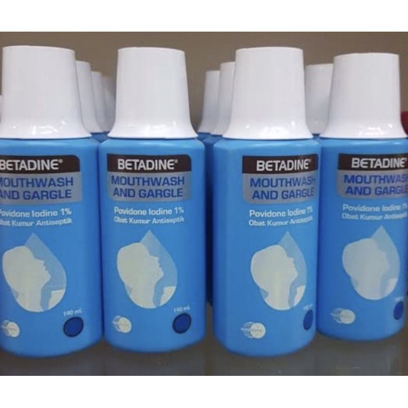 BETADINE OBAT KUMUR dan GARGLE 190 ml Asli Murah Moutwash