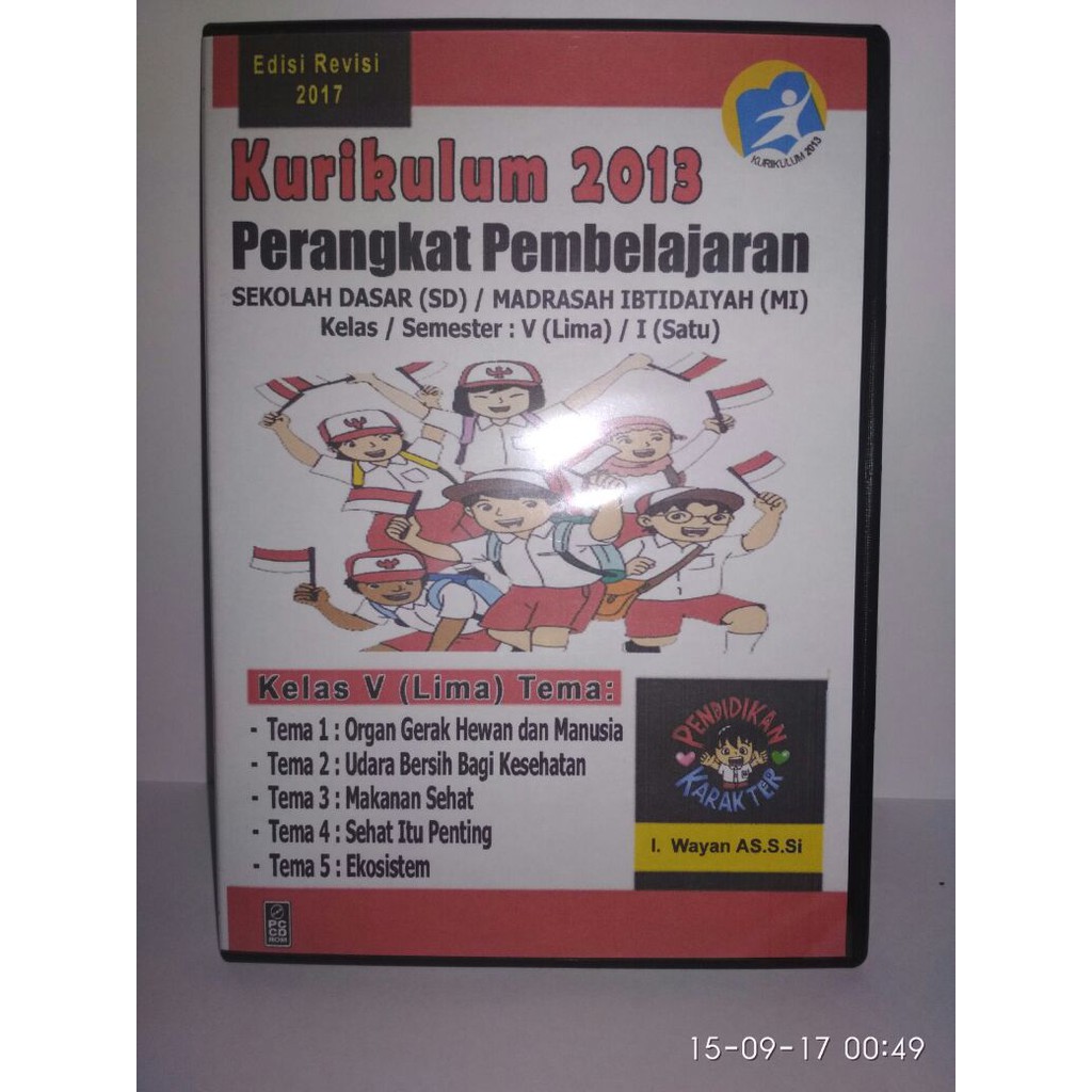 Perangkat Pembelajaran K13 Sd Kelas 5 Revisi 2017 Cara Mengajarku