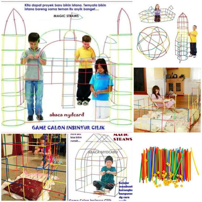Jual Magic Straw Mainan Edukasi Anak Mainan Anak Change Intubation | Shopee Indonesia