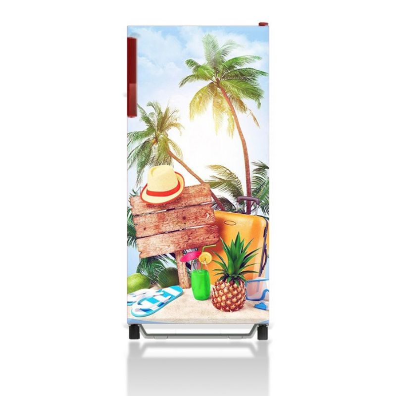 Jual STIKER KULKAS 1 PINTU MOTIF SIZE 120 X 60 CM Shopee Indonesia