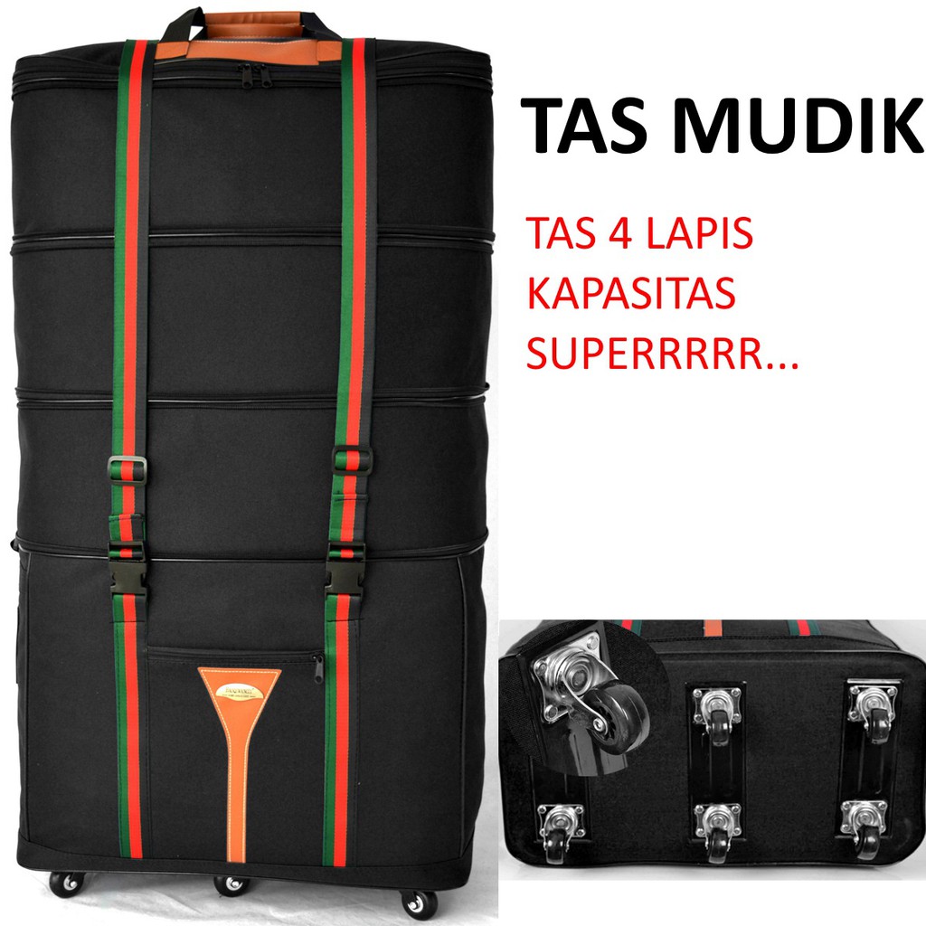 [LOGU] Tas lipat, tas lipat 4 lapis, tas koper lipat, tas