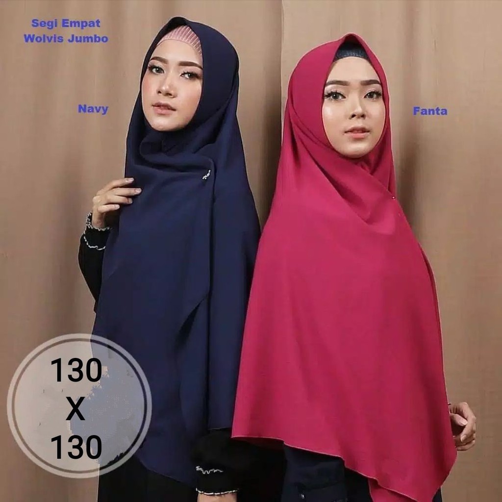New trendi hijab khimar syari kerudung instan Raudah kancing 2 layer