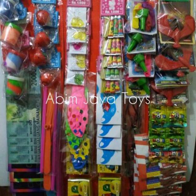 Jual Mainan Seribuan - Mainan Murah Seribuan Rentengan Isi 50 Pcs | Shopee Indonesia