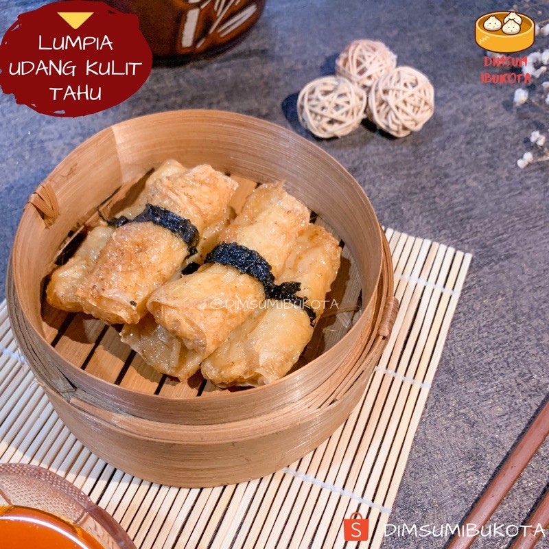 Dimsum Premium Lumpia Udang Kulit Tahu Frozen Food Dimsum Ibukota
