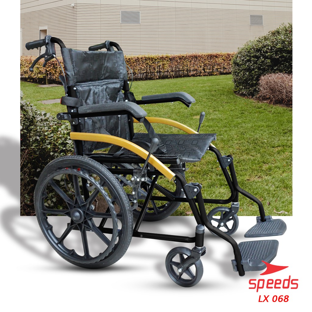 Kursi Roda Travel Speeds Apollo Avico Kursi roda Alluminium Lipat 0682 0684 Shopee Indonesia