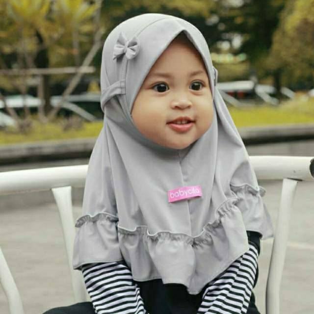 JILBAB ANAK SALWA BY BABYCILA BAHAN ADEM ADA TALI DI KEPALA Shopee