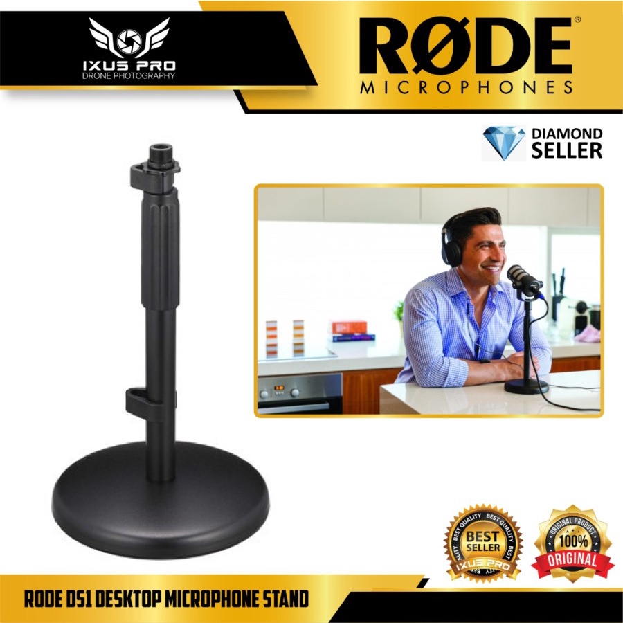 Jual Rode DS1 Desktop Microphone Stand Shopee Indonesia