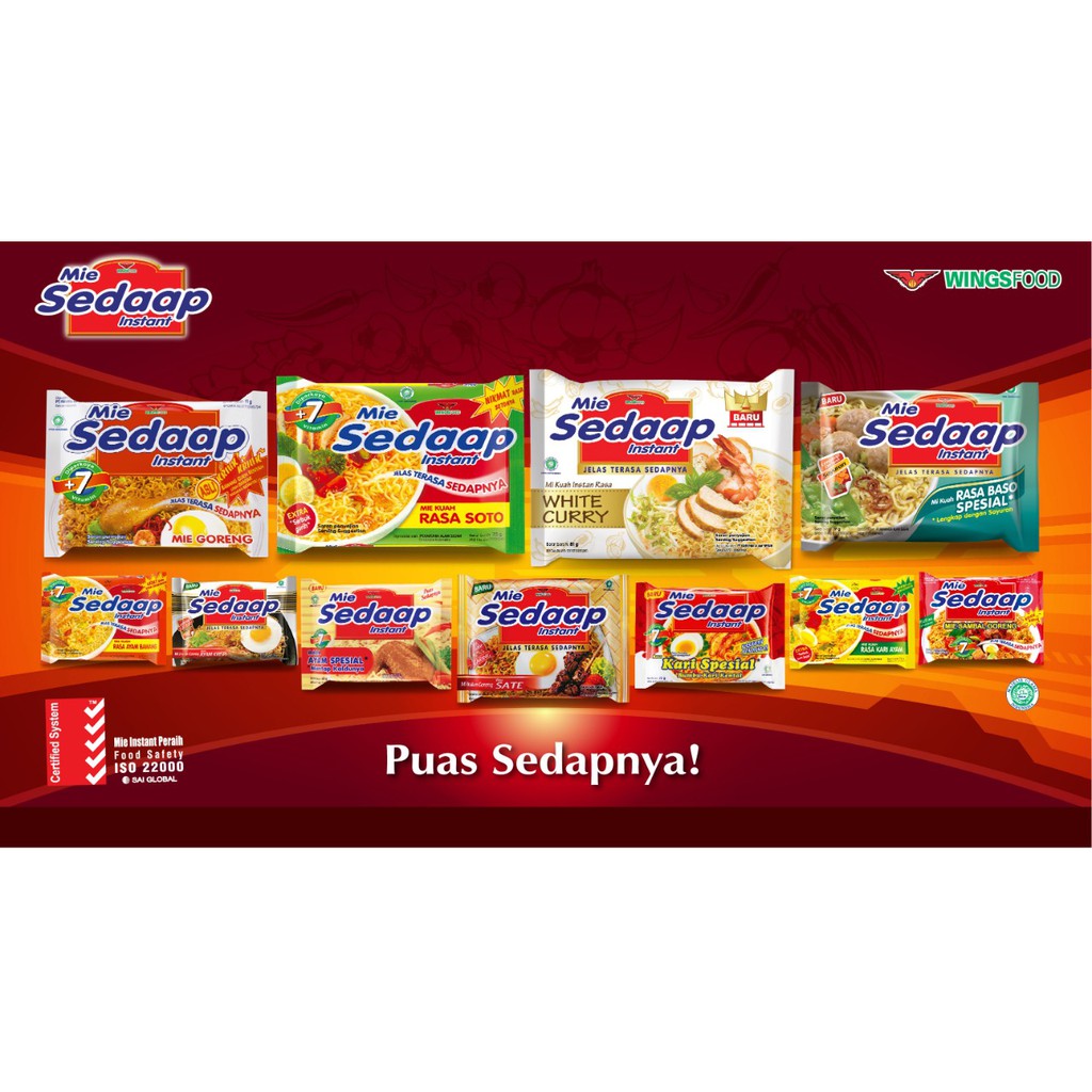 MIE SEDAAP Kuah Mi Instant ORIGINAL / Mie Sedap Mi Sedap Ayam Spesial